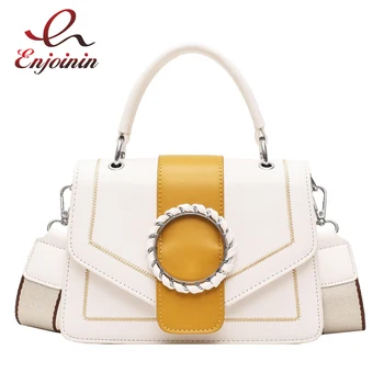 

Buckle Pu Leather Small Crossbody Bags for Women Winter Simple Purses and Handbags LadiesTrend handbag Casual Designer Bag