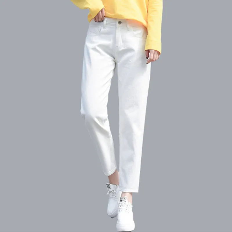 

Full Length Mom Jeans Cowboy Denim Pants Vaqueros Mujer 2020 Harem Pants Vintage High Waist Jeans Woman Boyfriends Women's Jeans