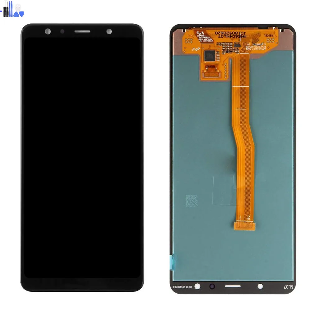 Для samsung Galaxy A7 2018 A750 A750F SM A750FN A750G ЖК дисплей Дисплей + кодирующий преобразователь