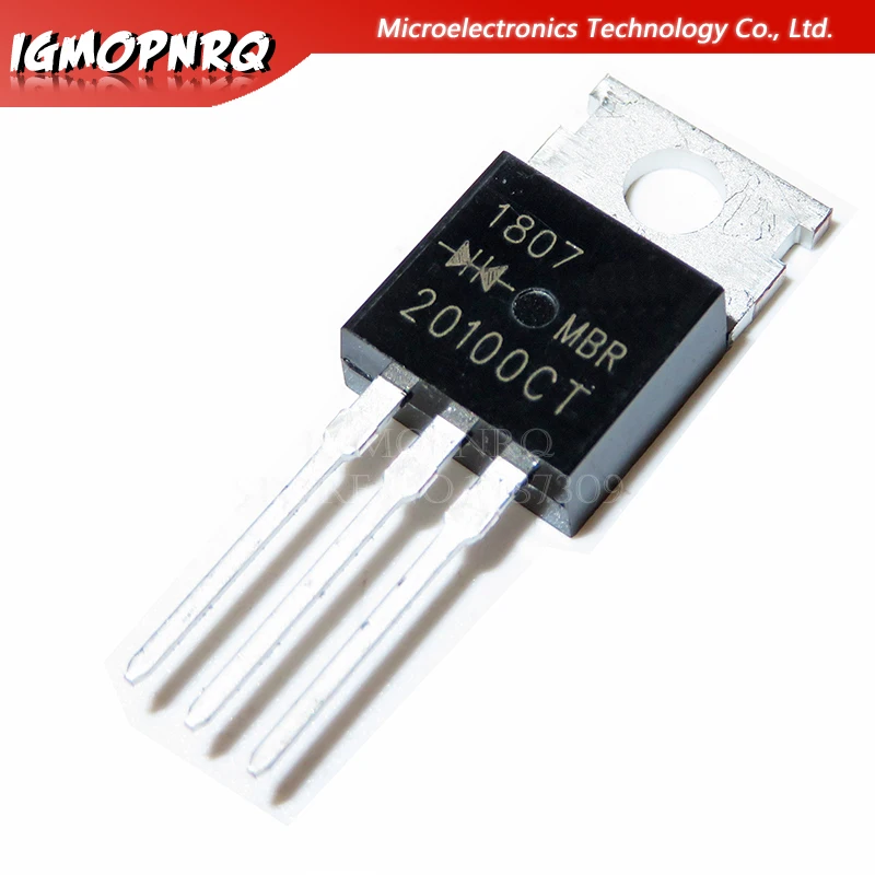 10pcs Mbr20100ct Mbr20100 Mbr20100c Sschottky & Rectifiers 20a 100v To ...