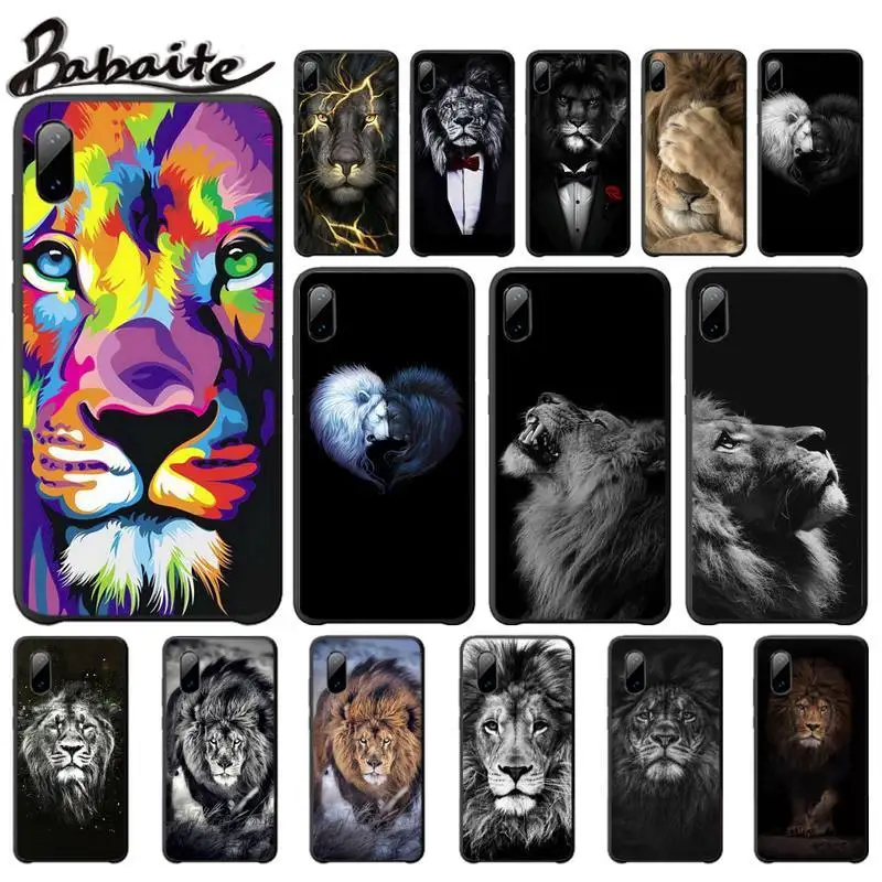 Babaite Lion Alpha чехлы для Iphone 4 5 5c Se Se2 6 6s 7 8 Plus X мобильный телефон аксессуары | Мобильные