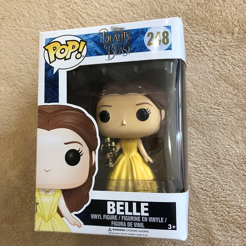 

FUNKO POP Official Beauty And The Beast - Belle with Candlestick Vinyl Action Figure Collectible Toy with Original box