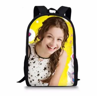 Picture color Школьные сумки Soy Luna с рисунком, школьный рюкзак для девочек и мальчиков, ортопедический школьный рюкзак, рюкзаки, Детская сумка для книг - Цвет: Picture color