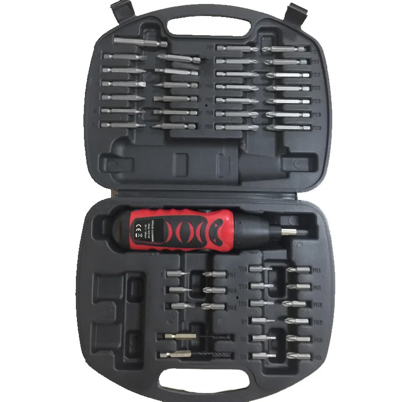 

Electric Screwdriver Battery Operated Cordless Screw Driver Drill Tool Set JDH99