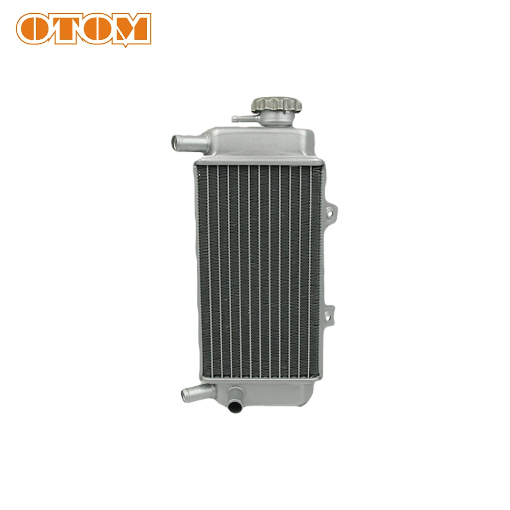 OTOM мотоцикл алюминиевый сплав радиатор левый правый для Honda CRF250R 2006-2009 мотокросс эндуро Байк внедорожный - Цвет: Right with cover