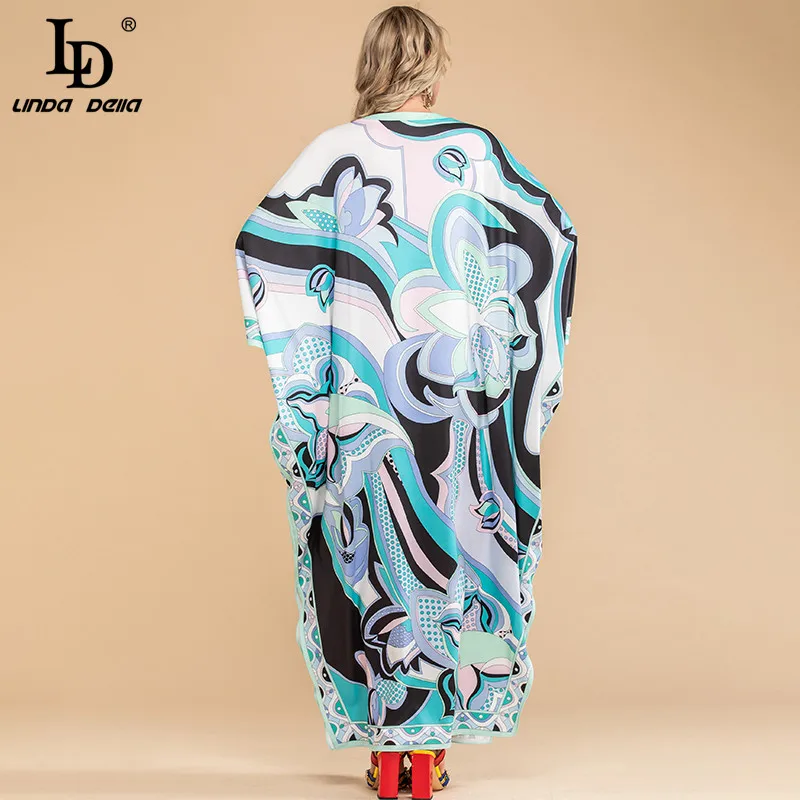 LD LINDA DELLA Autumn Bohemian Maxi Dress Plus