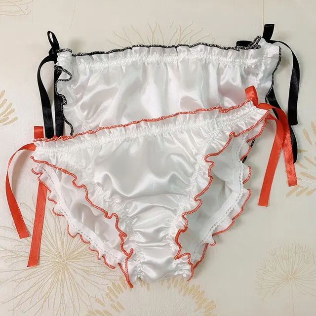 Luster Satin Underwear Women Full Briefs Sexy Ladies Smooth Silk