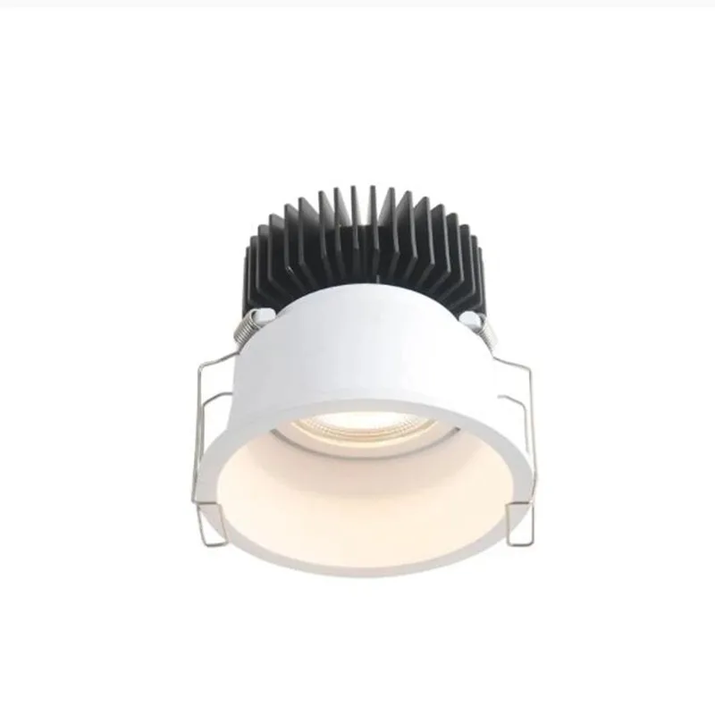 6PCS Dimmable 좁은 테두리 내장 된 눈부심 방지 COB 천장 Recessed Downlight 7W 9W 12W 15W 18W 20W 호텔 빌라 조명