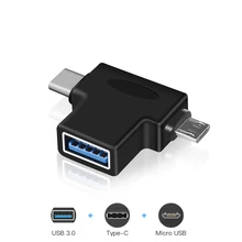KEBIDU OTG USB 3,0 type-C Mirco usb конвертер USB C Mrico usb мужчин и женщин USB3.0 для samsung Huawei LeTV Macbook Matebook