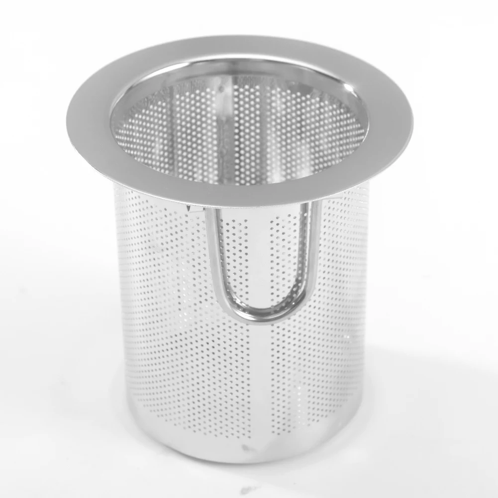 

Practical Reusable Stainless Steel Easy Clean Durable Silver Mesh Kitchen Tool Folding Handle Home Tea Strainer