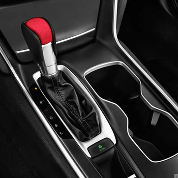 

Alcantara Suede Accessories For honda accord 2020 2019 2018 Wrapping ABS Gear Shifter Cover Protector Trims Decor