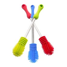 Новинка для мытья, Вращающаяся ручка с длинной ручкой, щетка для кормления