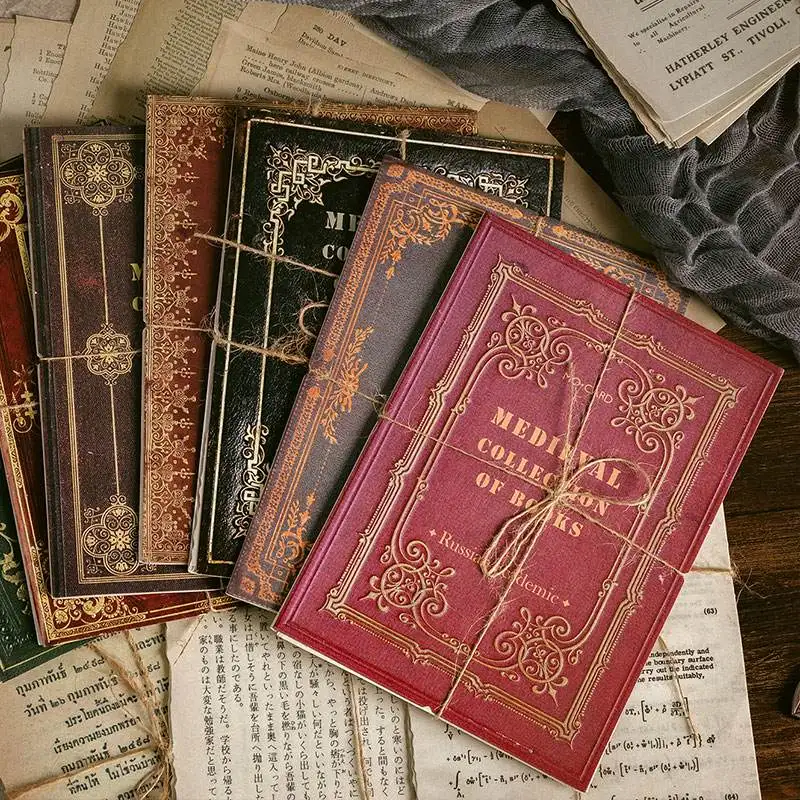 10 листов оригинальная ретро старая книга материал бумага декоративная подложка