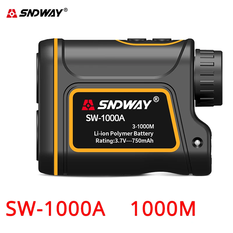 Sndway range finder for hunting/golf distance meter 6x telescope laser distance measurer 1500M/1000M Monocular trena Rangefinder