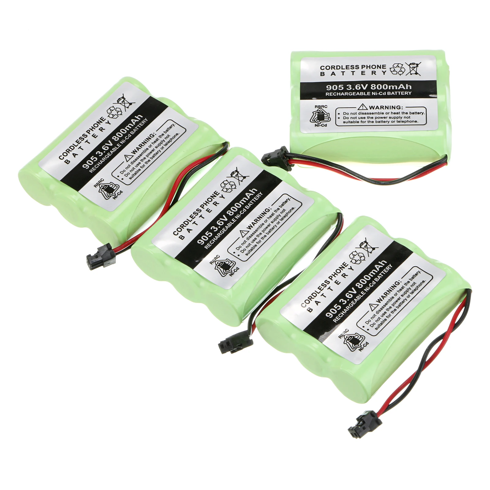 1~ 10 шт 3,6 V 800mAh беспроводной телефон батарея для Panasonic KX-A36 P-P501 Uniden BT-905 Перезаряжаемые Ni Cd батареи