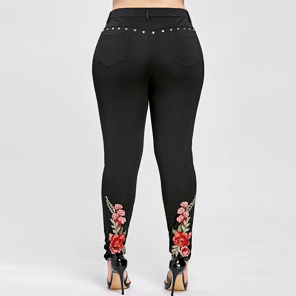 Leggins Floral con remaches
