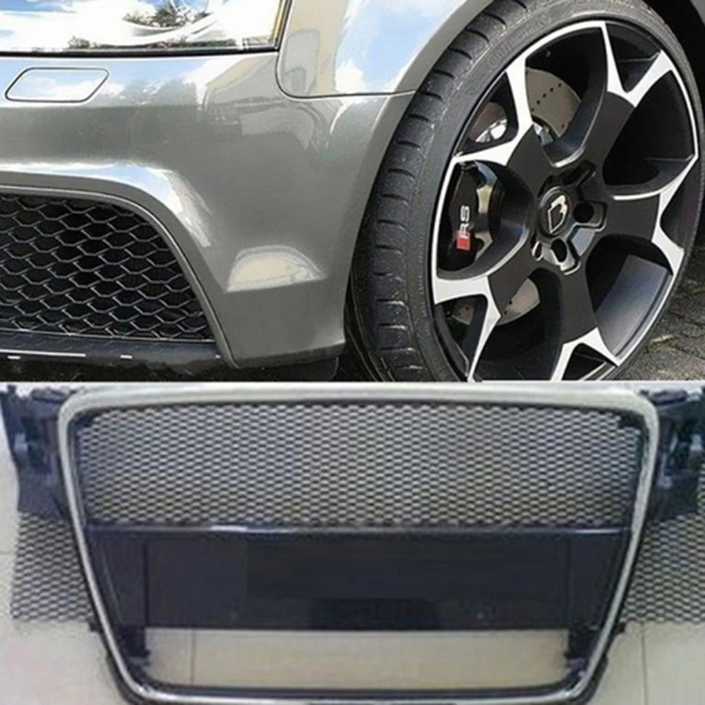 100x33cm Hexagon Shape Grill Mesh Net 4x8mm for Auto Car Front Bumper