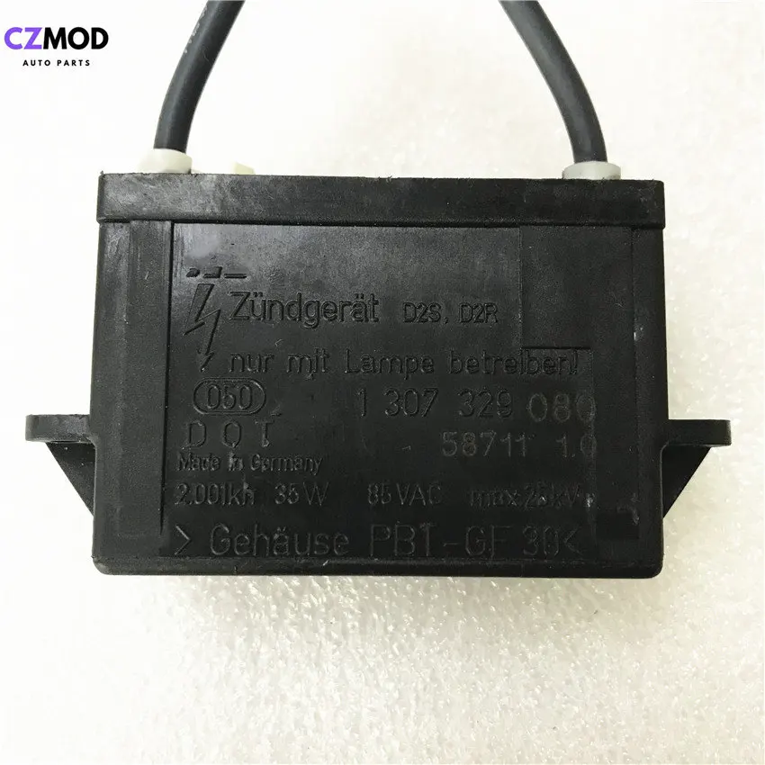 CZMOD 1 307 329 080 Zundgerat HID ксеноновая лампа воспламенитель D2S D2R разъем 3 Шпильки Красный высокое давление головы автомобильные аксессуары б/у