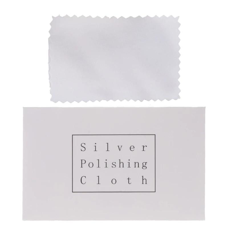 1Pc Cotton Polishing Cloth for Cleaning Silver Gold and Platinum Jewelry Cleaner | Украшения и аксессуары
