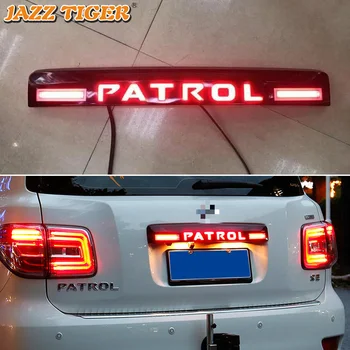 

Rear Bumper Trunk Tail Light For Nissan Patrol Y62 2016 - 2018 Car LED Rear Trunk Lid Brake Light Dynamic Turn Signal Reflector
