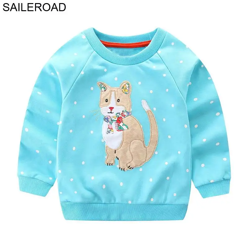 SAILEROAD Little Boys Толстовки с длинным рукавом для толстовок для малышей Осень детская толстовка Spaceman с принтом Детские топы Футболки - Цвет: 3054 same picture