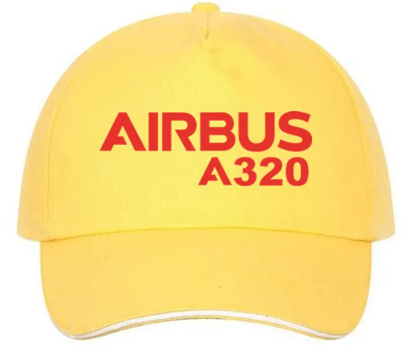 XQXON-Новые унисекс бейсболки AIRBUS A320 с принтом для мужчин и женщин, Повседневная модная шляпа, горячая Распродажа, бейсболки HH16 - Цвет: yellow