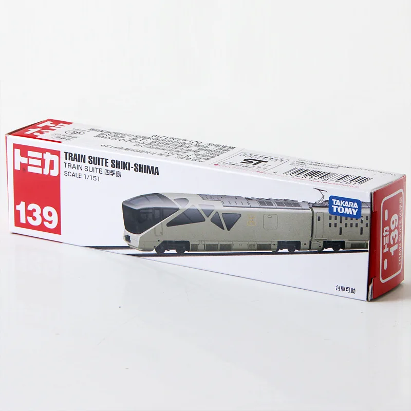 Подлинная модель Tomy TOMICA с длинным карманом, металлический автомобиль 139, набор Shiki Shinkansen Train