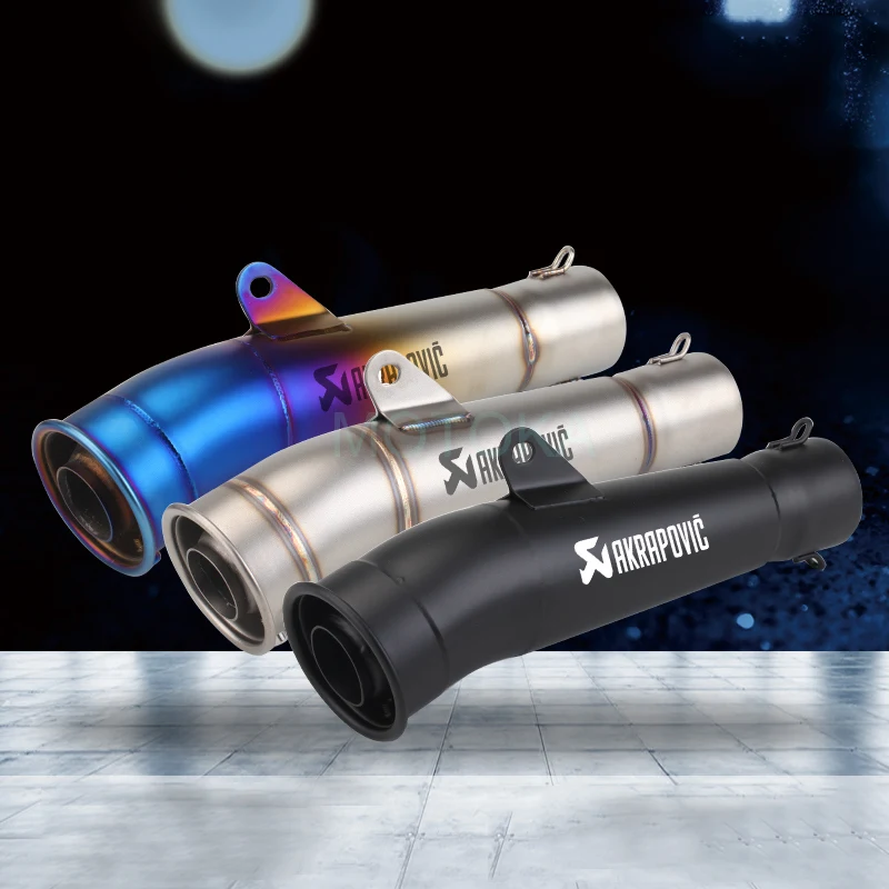 

Exhaust Pipe Motorcycle Universal 502C Leoncino500 250 Retro Mufflers GP Slip on Stainless Steel Modified Akrapovic Silencers