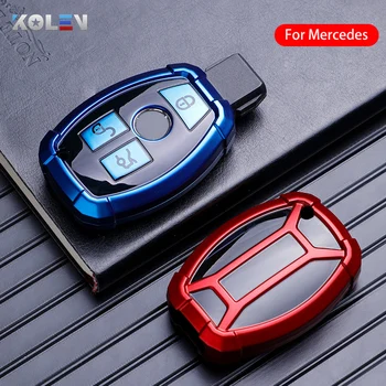 

New TPU Car Remote Key Case Cover Protective Shell For Mercedes Benz A C E GLC GLK GLA Class W204 W211 W210 W212 W176 W202 W463