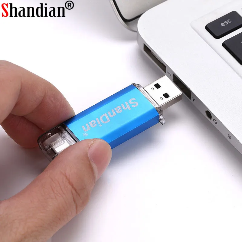 SHANDIAN USB 3 0 Type C OTG флеш накопитель Usb Флешка для мобильных телефонов/ПК 64 ГБ 32 16