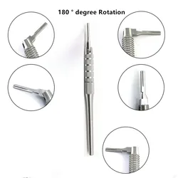 1Pcs Adjustable 180° Scalpel Handle #3 Dental Medical Surgical Instruments
