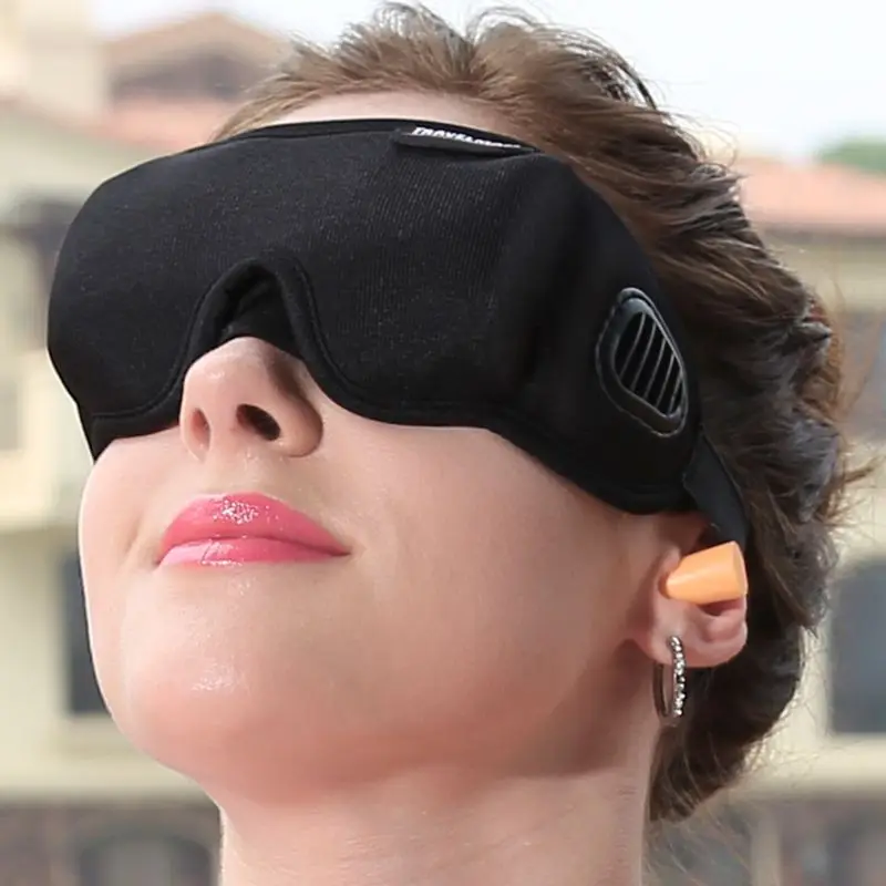 Модная мужская и женская 3D стерео маска для сна, регулируемая дышащая маска для сна, облегчающая усталость, покрытие для глаз