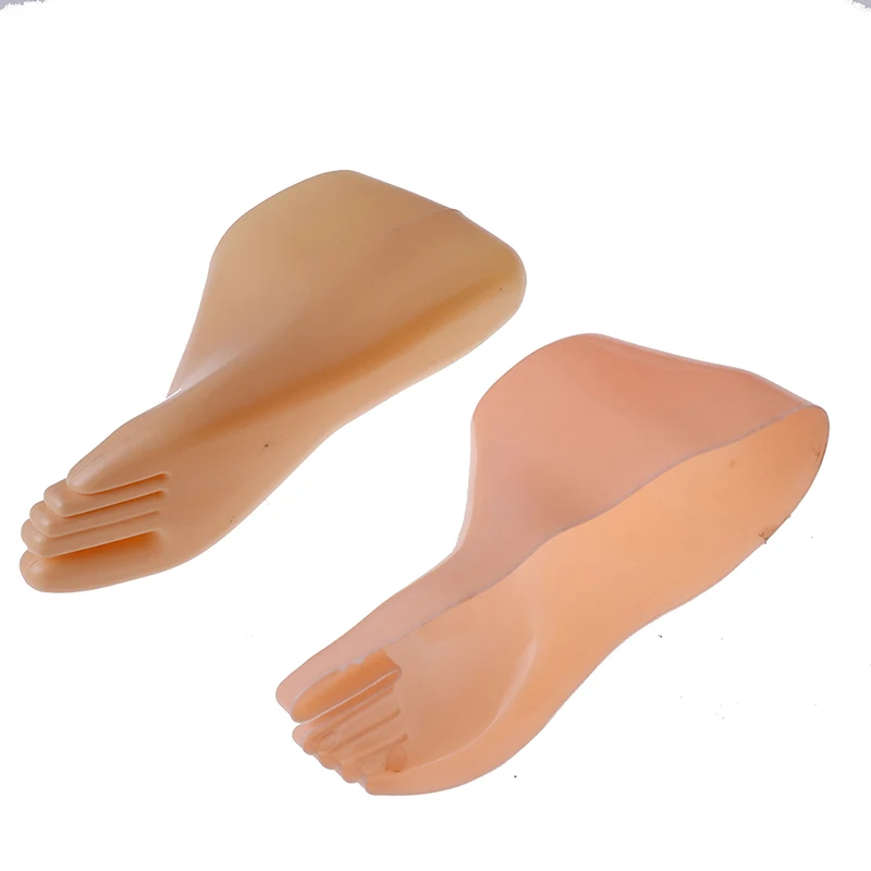 Цвета: бежевый/прозрачный/белый 1 пара Женские ноги-Манекен модель для Гольфы с открытыми носками Стиль подошвы для босоножек Витрина-манекен для носков