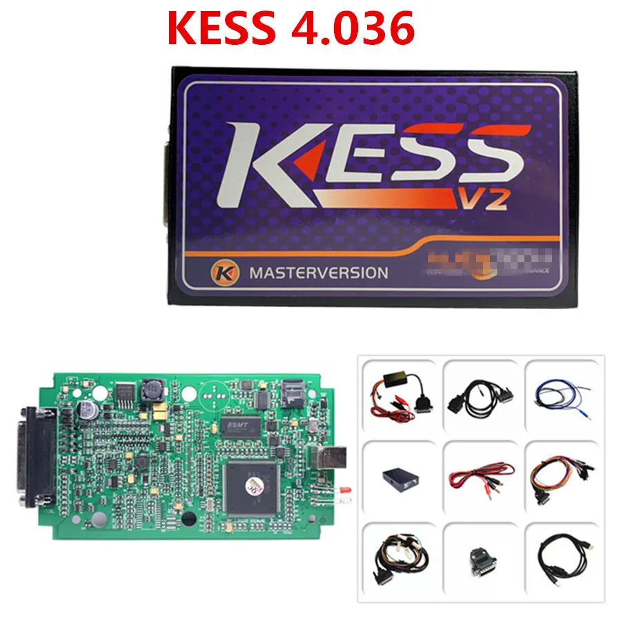 Комплект для настройки чипов Kess 5 017 V2.47 + KTAG V7.020 набор тюнинга 7 020 Master V2.25 FG Tech V54