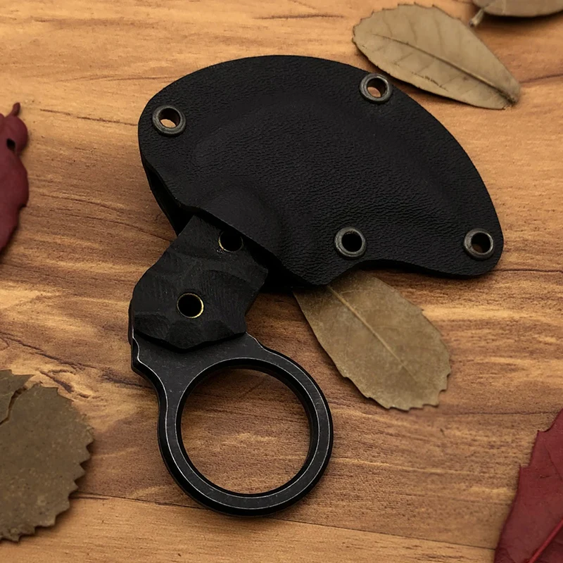 Высокое качество выживания EDC Мини Karambit нож острый маленький шейный нож Тактический Kydex оболочка cs go Карманный Коготь Инструмент cuchillo faca