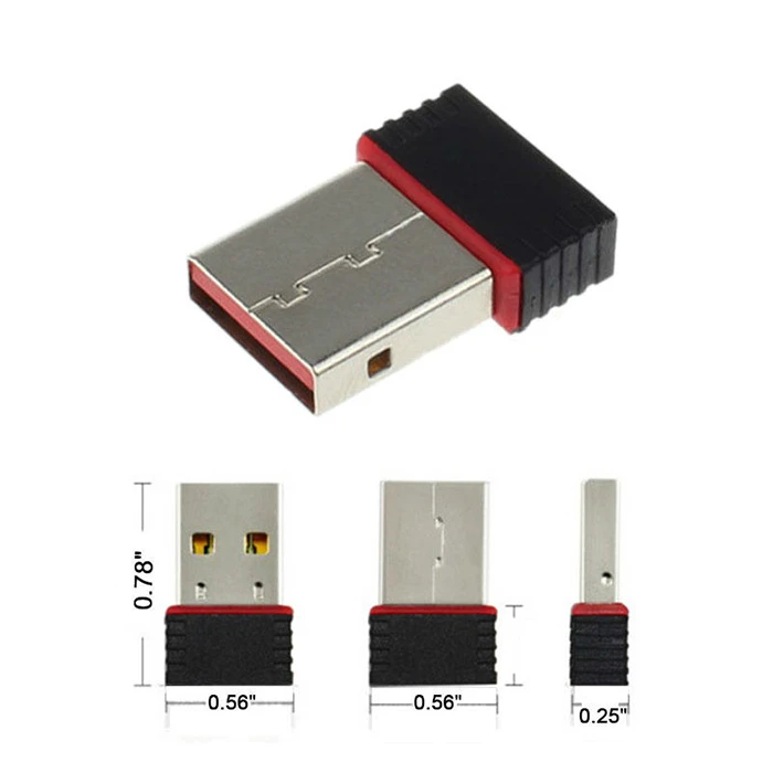 150 Мбит/с MTK7601 usb WiFi прямой адаптер USB 2,0 высокой мощности мини-usb Wi-Fi ключ