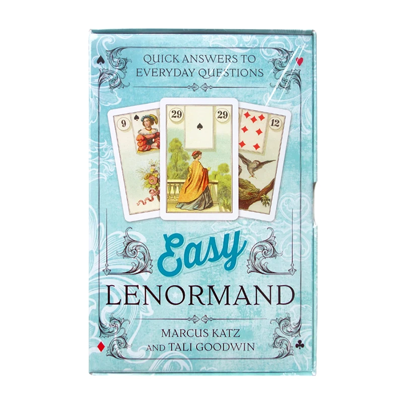 100% английская версия Easy Lenormand палубная карта настольные игровые карты|Настольные