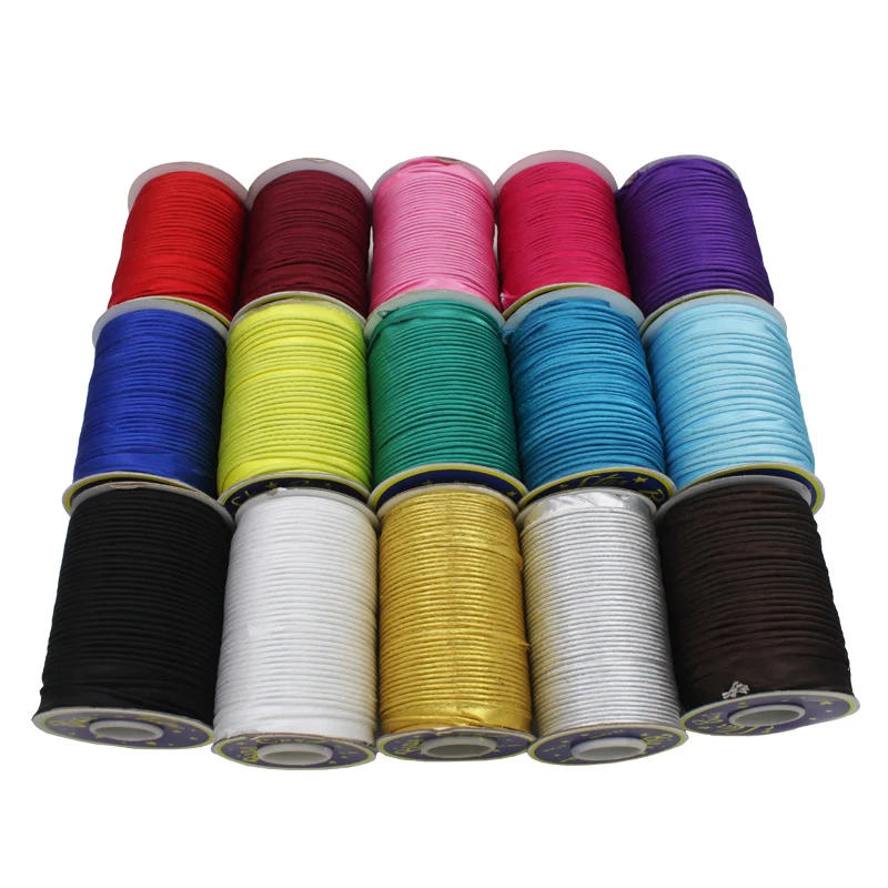 Polyester 1/2"(12mm) Piping Bias Cord Tape Bias Binding For DIY Garment Sewing And Trimming 25yard/roll polyester ribbon sewing ribbon fabric craft supplies