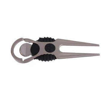 

Switchblade Gift Equipment Golf Club Ball Training Lawn Putting Green Fork Repair Accessories Divot Tools Detachable Alloy