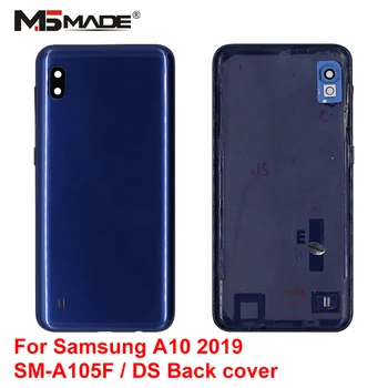 

For Samsung Galaxy A10 A105 Battery Cover + Camera Glass Lens For Samsung A105F Back Door Replacement Parts