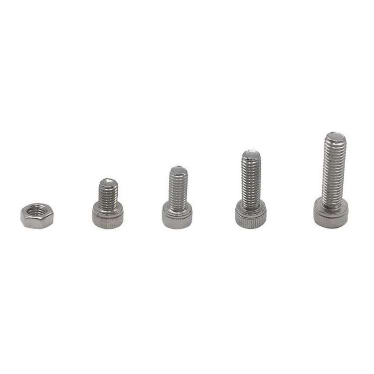 BMBY-120Pcs M5 нержавеющая сталь метрическая Шестигранная головка кепки шурупы гайки набор(5 размеров