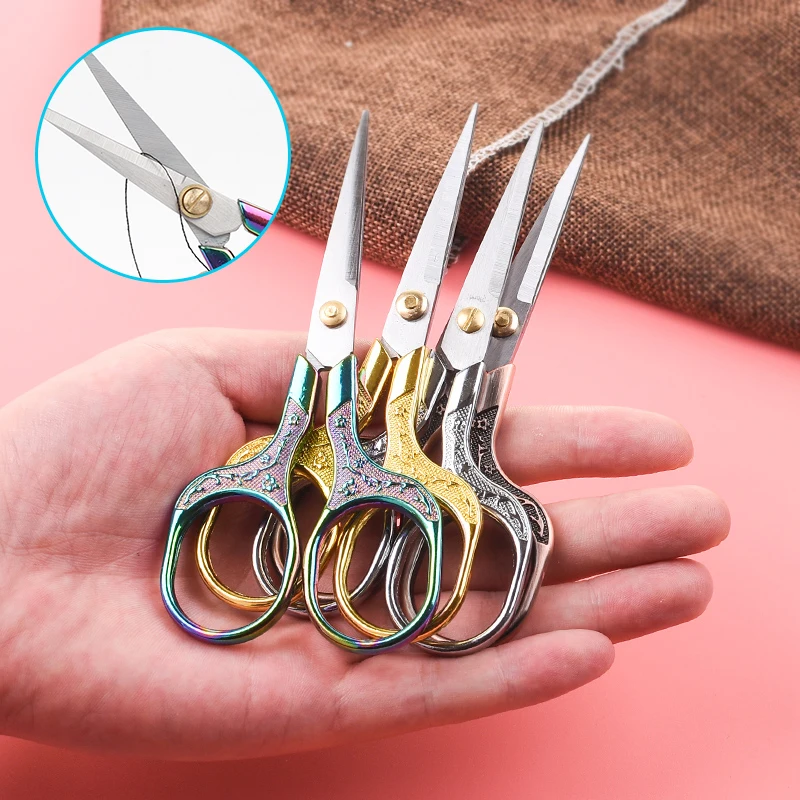 Professional Stainless Steel Sewing Scissors Vintage Scissors Fabric