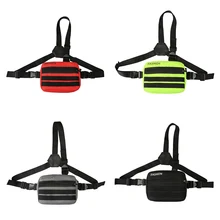 Уличная сумка Оксфорд многофункциональные нагрудные сумки на молнии модная Регулируемая уличная сумка