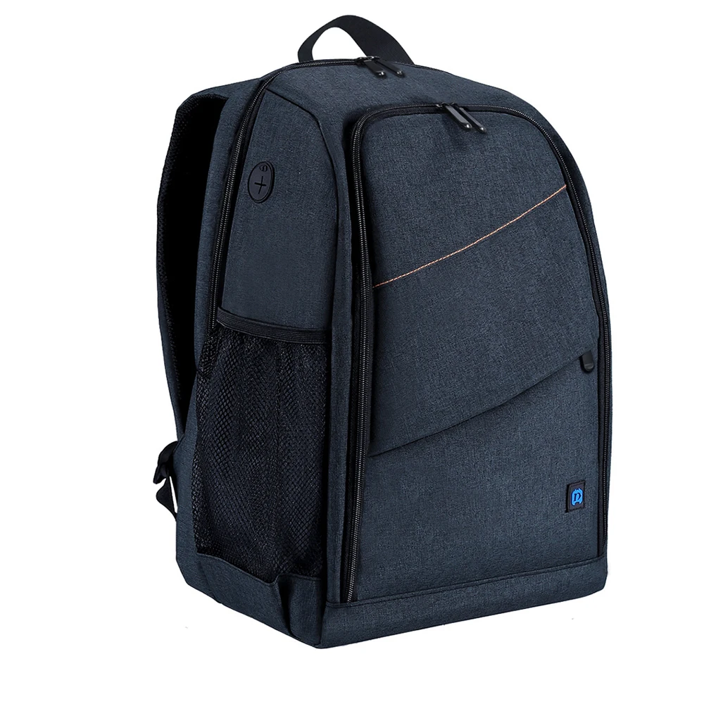 PULUZ открытый портативный водонепроницаемый устойчивый к царапинам двойной плечи рюкзак аксессуары для камеры Сумка цифровая DSLR фото видео сумка - Цвет: Grey