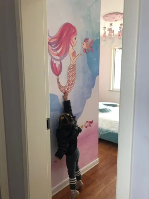 Custom Mural Covering for Children's Room, Boy and Girl Bedroom