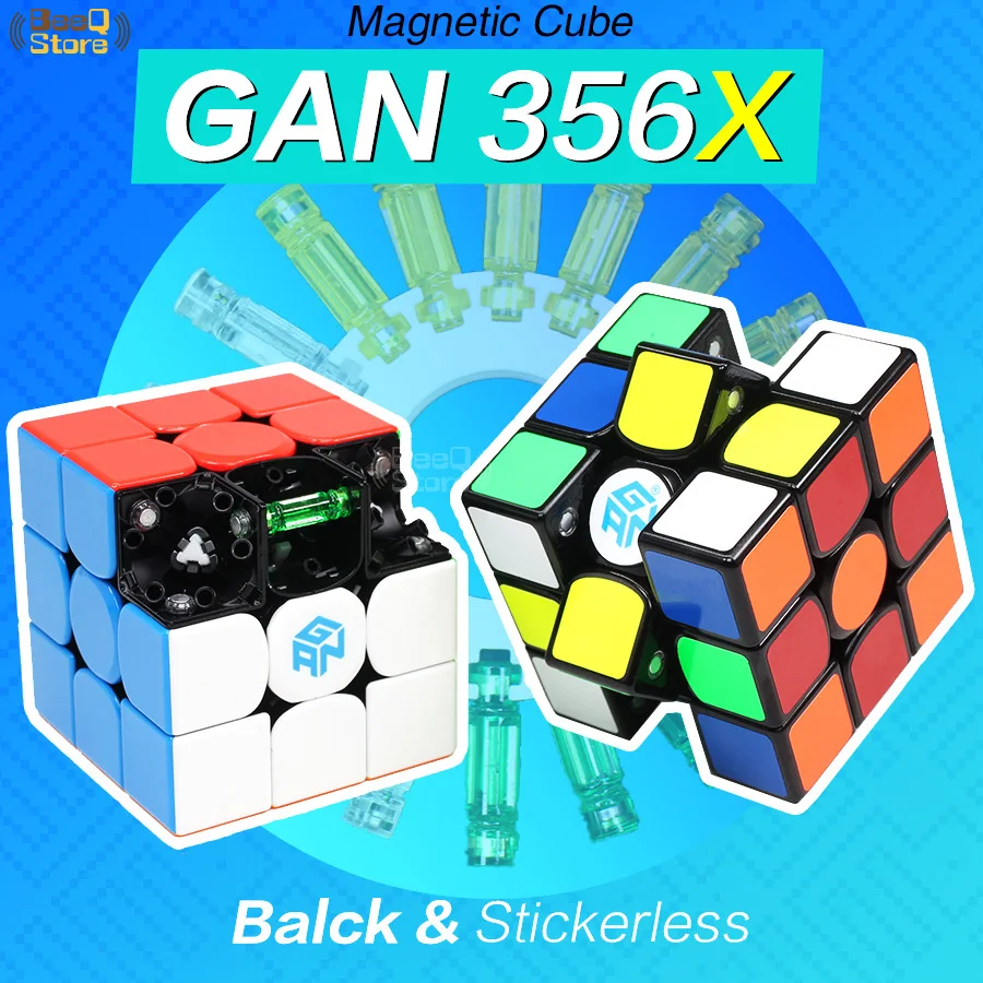 GAN356 X Магнитный куб 3x3x3 волшебный скоростной Gan356X 356X кубик Гань 3*3