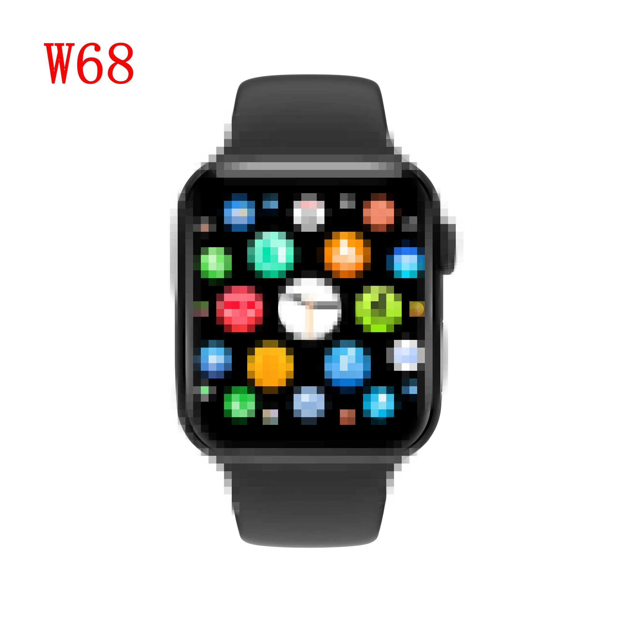 Часы 5 IWO 12 Pro Bluetooth Смарт часы W68 1:1 Смарт часы 44 мм чехол для Apple iOS Android телефон сердечного ритма PK IWO 11 lite P70 - Цвет: 1