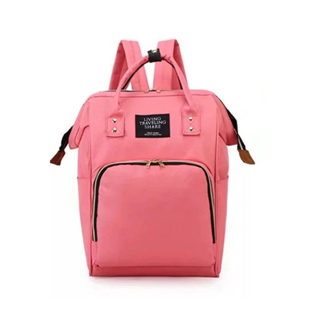 pink red Многофункциональная Мумия для беременных подгузник сумка брендовая Большая вместительная Детская сумка рюкзак для путешествий дизайнерская сумка для ухода за ребенком - Цвет: pink red
