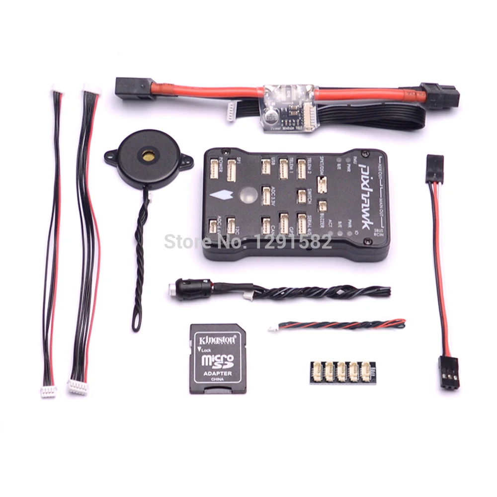 Pixhawk PX4 Autopilot PIX 2.4.8 32 бит Контроллер полета с переключателем безопасности и