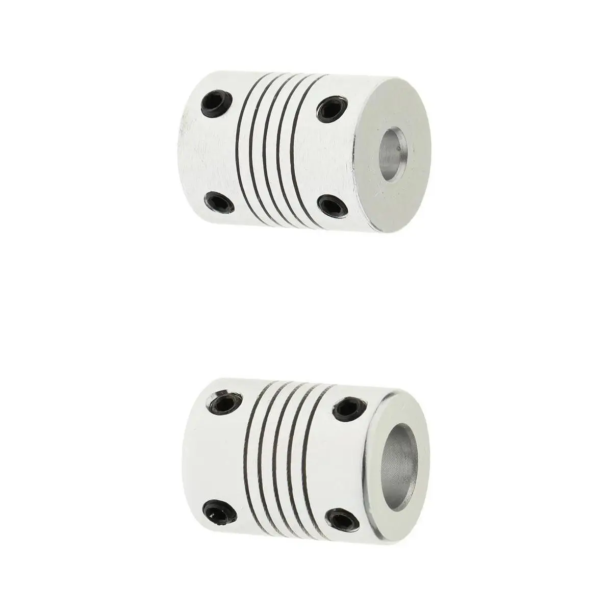 

2Psc Flexible Motor Shaft Coupler for Nema 17 Reprap 3D Printer, 6mmx10mm + 10mmx10mm